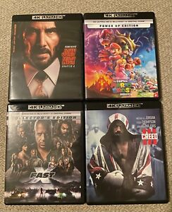 4K Movie Lot: 4K Disc ONLY + Artwork/Case (Buy 2 or more and save!) SEE DETAILS!