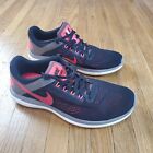 Nike Flex 2016 RN Womens Shoes Sz 7.5 Black Pink Running Sneakers