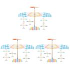 18 pcs Simple Airplane Model Outdoor Glider Plane Toy Rubber Band Powered Small