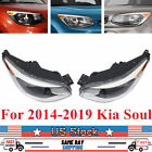 For 2014 2015 2016-19 Kia Soul Halogen Headlights Headlamps Assembly Left+Right (For: 2015 Kia Soul)