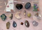 Stones Crystals Lot Of 15 Multicolor Jasper Agate Palm Root Quartz