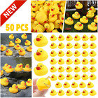 50 PCS Jeep Rubber Ducks in Bulk Assorted Duckies for Ducking Cruise Ducks Small