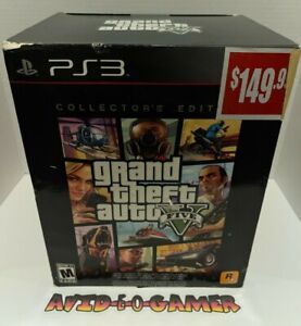 Grand Theft Auto V 5 FIVE GTA Collectors Edition Game PlayStation 3 PS3 NTSC NEW
