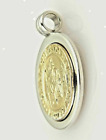 Tiffany & Co. Sterling Silver 18k Yellow Gold St. Christopher Pendant