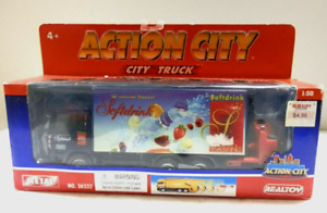 RealToy Metal 1:50 Action City MAN Delivery Box Truck & Fork Lift