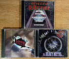 HEAVY METAL CD Lot of 3 Compilation Sabbath Ozzy Megadeth Anthrax Rush Motorhead