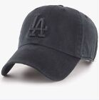 MLB Los Angeles Dodgers '47 Brand Clean Up Dad Hat Adjustable Strap Black