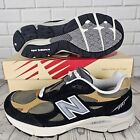 ⚡ New Balance 990v3 MiUSA Teddy Santis Size 8.5 Men's Black Tan Shoes M990BB3 ⚡