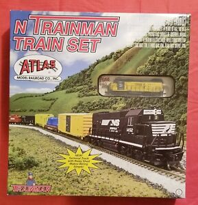 Atlas N Trainman Train Set Chicago North Western Mixed Freight Train Set 2103