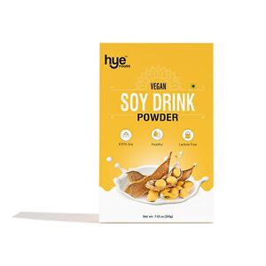 HYE FOODS Vegan Soy Milk Powder | 49% Protein | Unsweetened | 7.05 Oz 200g