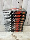 New ListingTDK D60 High Output Blank Audio Cassette Tapes IECI Type I Lot of 9 SEALED NEW