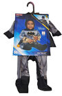DC Batman Superhero Child Grey Batman Infant Toddler Costume Size 0-6 Months NEW