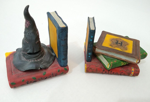 Harry Potter Sorting Hat Bookends by Enesco Warner Brothers 2000