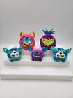 Furby Lot of 5 Party Rockers: Loveby & Fussby with Furblings - Tested Working