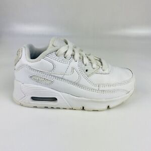 Nike Shoes Toddler 11C Triple White Air Max 90 CD6867-100 Athletic Sneakers