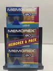 Memorex dBS 90 Normal Bias Position Blank Audio Cassette Tapes NOS Sealed 6 Pack