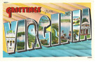 Postcard Greetings from Virginia