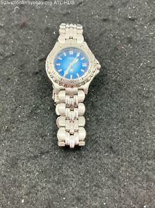 Women's Fossil Blue AM 3581 Diving watch 100 Meters UNTESTED