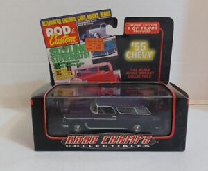 Road Champs Collectibles Rod & Custom '55 Chevy Nomad Station Wagon Diecast 1:43