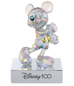 Swarovski Crystal Figurine Disney 100 Mickey Mouse Aurora Borealis 5658442 NEW