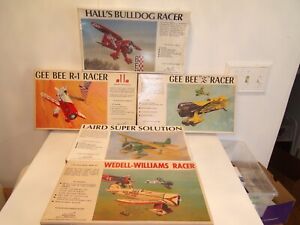 GEE BEE R-1 & Z RACER BULLDOG & LAIRD SOLUTION & WEDELL- RACERS ALL 1/32ND LOT