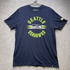 New ListingSeattle Seahawks Shirt Mens Large Blue NFL 47 Forty Seven Graphic T Short Sleeve