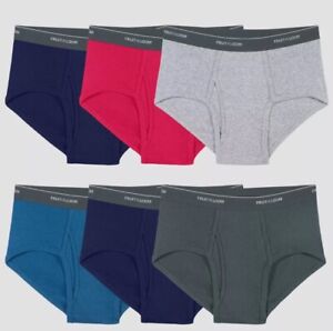 Fashionably Comfortable 3 or 6-Pack of Fruit of the Loom Men's Briefs Underwear