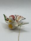 Vintage Wooden Wood Hand Painted Colorful Bird Ornament