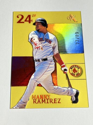 2003 EX Essential Credentials Future Manny Ramirez /89 Boston Red Sox
