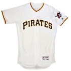 Mens MLB Pittsburgh Pirates Authentic On Field Flex Base Jersey - Home White
