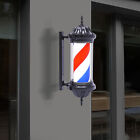 28inch Barber Pole Red White Blue Stripes w/ LED Light Traditional Barber Pole