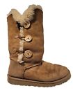 UGG Boots Womens 9 Bailey Button Triplet Tall Shearling 1873 Boots Retails $220!