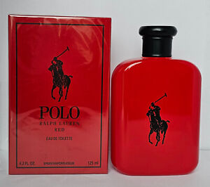 Ralph Lauren Polo Red Men's Eau de Toilette  Spray 4.2oz / 125ml Brand New