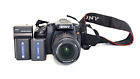 Sony Alpha A100 10.2MP Digital SLR Camera Black w/ DT 3.5-5.6/18-70 Macro Lens