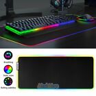 LED Large Gaming Mouse Keyboard Pad RGB Glowing Lighting Mat 12