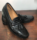 FLORSHEIM Men's Pisa Tassel Loafers 18469 Size 12B Black  Leather #B723