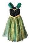 Disney Store Girls Frozen Princess Anna Deluxe Coronation Dress size 9 10