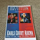 Led Zeppelin Earls Court Arena 1975 Poster 11 x 17 (354)