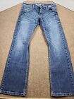 Wrangler Retro Slim Straight  Distressed Jeans Mens 32x32 WLT77TY
