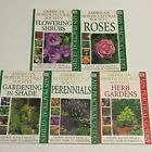 American Horticultural Society Practical Guides 5 Book Lot Herb Gardens Roses