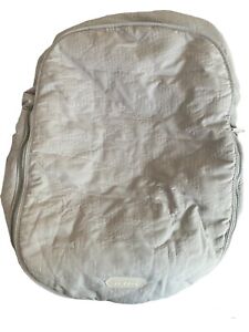 JJ Cole Bundle Me Gray Quilted Stroller/Car Seat Bunting Cover - Excellent!