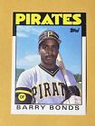 1986 Topps Traded Barry Bonds #11T Rookie Card