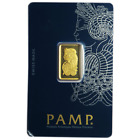 5 Gram Pamp Suisse .9999 Fine Gold Bar Fortuna Veriscan