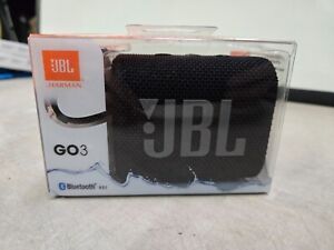SEALED GENUINE JBL GO 3 Wireless Bluetooth Speaker Portable Waterproof Black