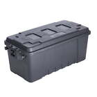 Plano Sportsman's Trunk, Black, 68-Quart Lockable Plastic Storage Box，US