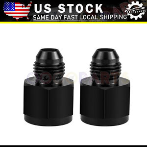 (2) -8 AN Female -6 AN Male AN Flare Fitting Reducer Adapter 8AN to 6AN Anodized