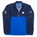 Polo Golf Ralph Lauren Convertible Jacket Men's Medium Windbreaker Preppy Blue