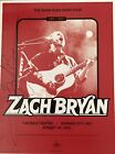 Zach Bryan Signed Burn Tour Poster