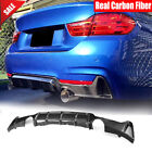 Real Carbon Rear Bumper Diffuser Lip For BMW F32 F33 F36 435i 440i M-Sport 14UP