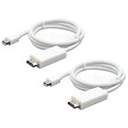 2X Thunderbolt Mini Display Port To HDMI Cable For Apple iMAC Macbook Air Pro